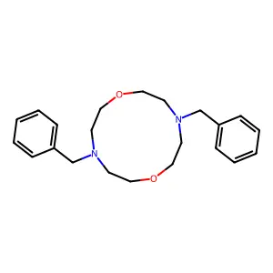 4,10-Dibenzyl-1,7-dioxa-4,10-diazacyclododecane structure