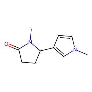 1-Methyl-5-(1-methylpyrrol-3-yl)pyrrolidin-2-one structure