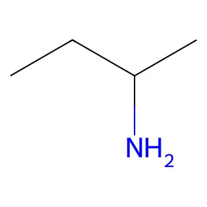 仲丁胺 structure