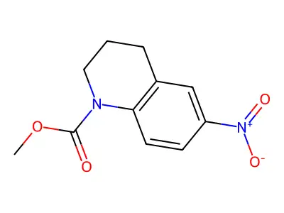 methyl 6-nitro-3,4-dihydroquinoline-1(2H)-carboxylate structure