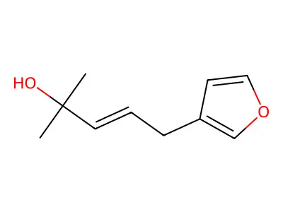 5-(3-Furanyl)-2-methyl-3-penten-2-ol structure