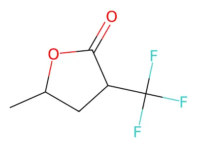 5-Methyl-3-(trifluoromethyl)oxolan-2-one structure