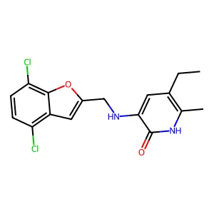 2-Pyridinone 3benzofuranMeNH deriv. structure