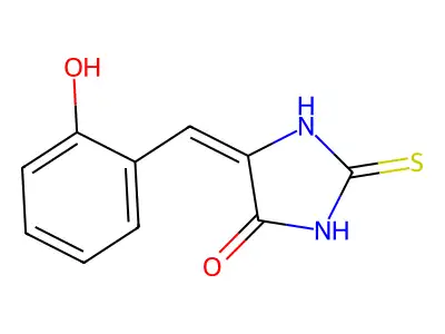 5-(2'-Hydroxybenzylidene)-2-thiohydantoin structure