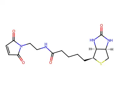 N-Biotinyl-N'-maleimido-ethylenediamine structure
