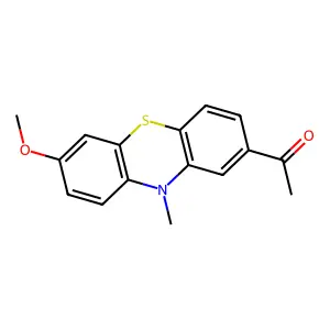 1-(7-Methoxy-10-methyl-10H-phenothiazin-2-yl)ethan-1-one structure