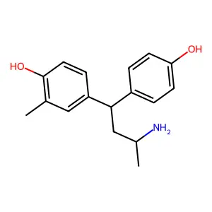 4-(3-Amino-1-(4-hydroxyphenyl)butyl)-2-methylphenol structure