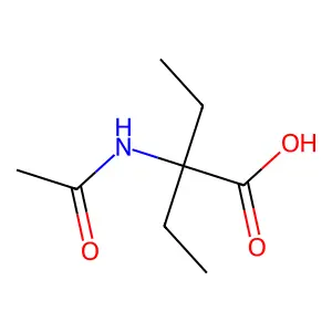 2-乙酰氨基-2-乙基丁酸 structure