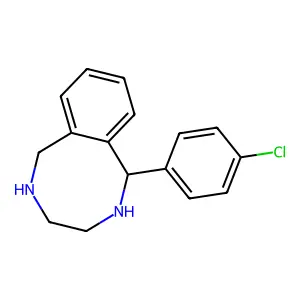 1-(4-Chlorophenyl)-1,2,3,4,5,6-hexahydro-2,5-benzodiazocine structure