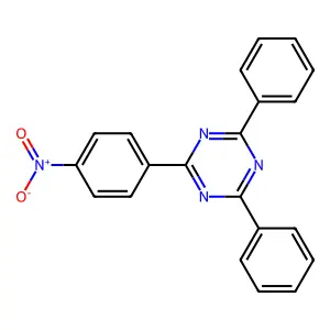 2-(4-Nitrophenyl)-4,6-diphenyl-1,3,5-triazine structure