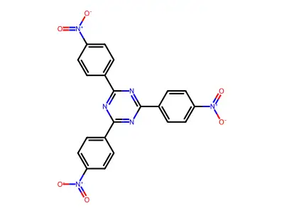 2,4,6-Tris(4-nitrophenyl)-1,3,5-triazine structure