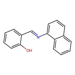 2-(Naphthalen-1-yliminomethyl)-phenol structure