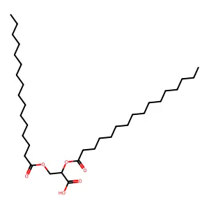 2,3-二棕榈酰甘油酸 structure