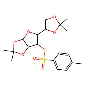C19H26O8S structure