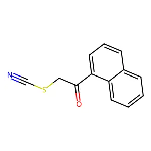 2-(1-Naphthyl)-2-oxoethyl thiocyanate structure