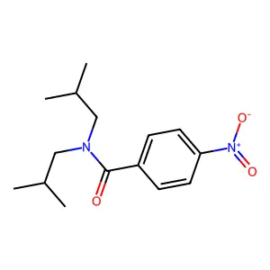 N,N-Diisobutyl-4-nitrobenzamide structure