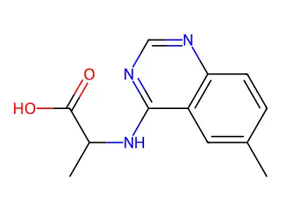 2-(6-Methyl-quinazolin-4-ylamino)-propionic acid structure