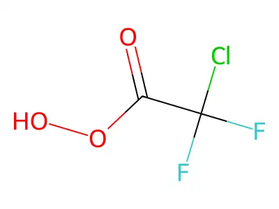 Ethaneperoxoic acid, chlorodifluoro- structure