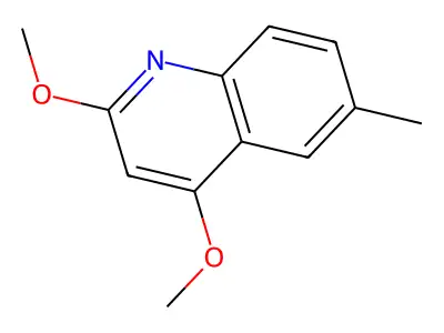 2,4-Dimethoxy-6-methylquinoline structure