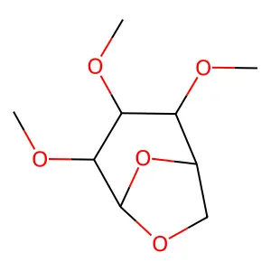 2,3,4-Trimethoxy-6,8-dioxabicyclo[3.2.1]octane structure
