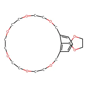 24-(1,3,2-Dioxaborolan-2-yl)-3,6,9,12,15,18-hexaoxabicyclo[18.3.1]tetracosa-1(24),20,22-triene structure