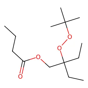 2-t-Butylperoxy-2-ethylbutyl Butyrate structure