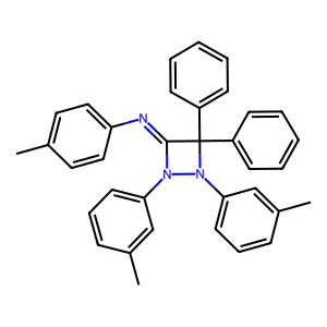 1,2-bis(3-methylphenyl)-N-(4-methylphenyl)-4,4-diphenyldiaze structure