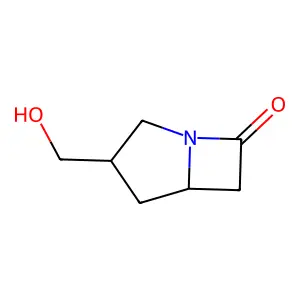 2-Hydroxymethyl-1-carbapenam structure
