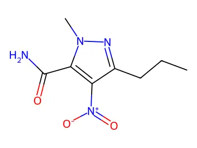 4-(2-Ethoxybenzamido)-1-methyl-3-propylpyrazole-5-carboxamide structure