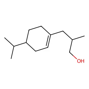 2-甲基-3-[4-(丙-2-基)环己-1-烯-1-基]丙-1-醇 structure