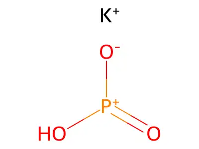 亚磷酸氢钾 structure