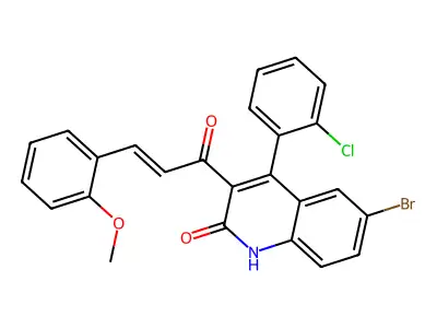 C25H17BrClNO3 structure