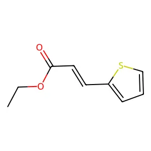 Ethyl (E)-3-(2-thienyl)prop-2-enoate structure