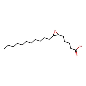 6R,7S-Epoxy-octadecanoic acid structure