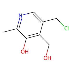 4-Pyridinemethanol, 5-chloromethyl-3-hydroxy-2-methyl- structure