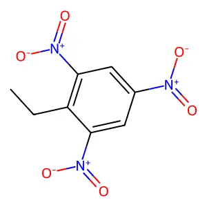 2-Ethyl-1,3,5-trinitro-benzene structure