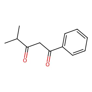 3-Hydroxy-4-methyl-1-phenylpent-2-en-1-one structure