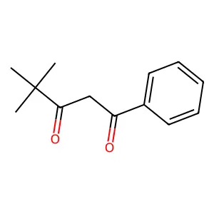 4,4-Dimethyl-1-phenyl-1,3-pentanedione structure