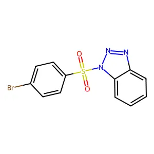 1-(4-Bromophenyl)sulfonylbenzotriazole structure