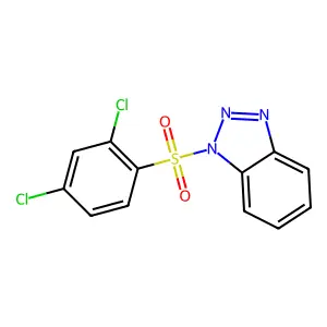 1-(2,4-Dichlorophenyl)sulfonylbenzotriazole structure