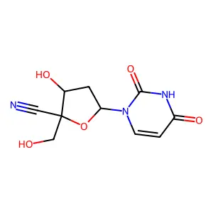4'-Cyano-2'-deoxyuridine structure