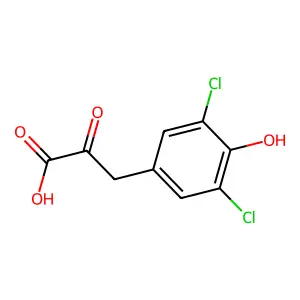 3-(3,5-Dichloro-4-hydroxyphenyl)-2-oxopropanoic acid structure