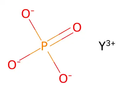 磷酸釔 structure