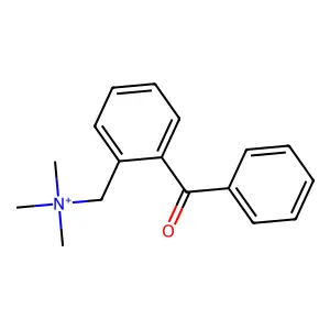 (2-Benzoylphenyl)-N,N,N-trimethylmethanaminium structure