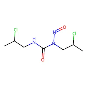 Urea, N,N'-bis(2-chloropropyl)-N-nitroso- structure