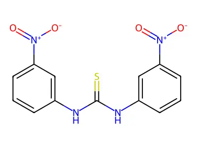 1,3-Bis(3-nitrophenyl)-2-thiourea structure