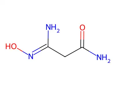 alpha-(Aminocarbonyl)acetamidoxime structure