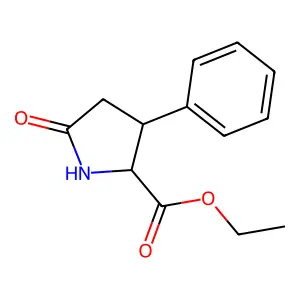 ethyl (2S,3S)-5-oxo-3-phenylpyrrolidine-2-carboxylate structure