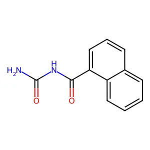 N-(氨基甲酰基)-1-萘甲酰胺 structure