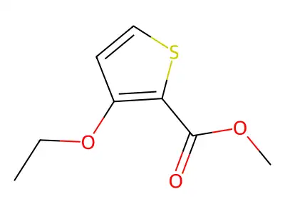 Methyl 3-ethoxythiophene-2-carboxylate structure